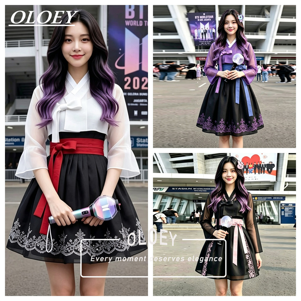 Modern Korean Lifestyle - OLOEY Vestido de Performance Coreano Moderno